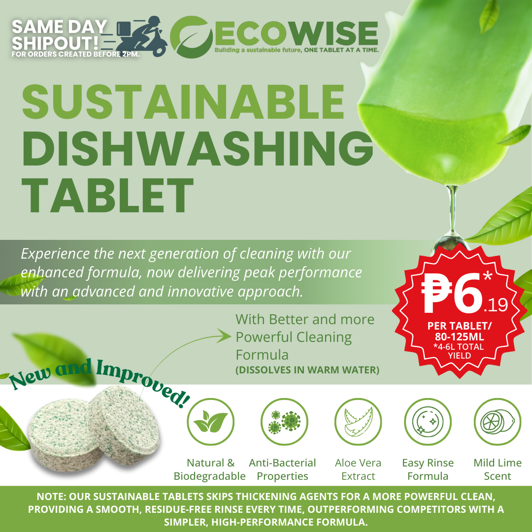 THE ECO ESSENTIAL SET - Dishwashing , Hand Soap and Multi Surface Tablet in One Discounted BUNDLE!